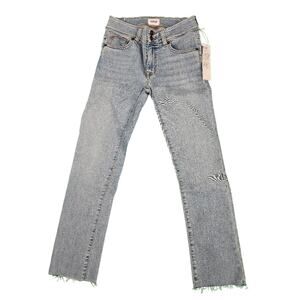 New Womens Hudson Jeans | size 26 | Crop Ginny Straight |  Light Blue